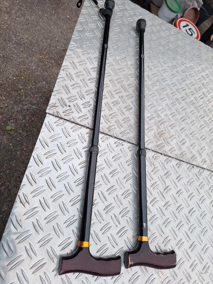 opvouwbare wandelstokken, Diversen, Wandelstokken, Zo goed als nieuw, Verstelbaar, Opvouwbaar, Ophalen of Verzenden