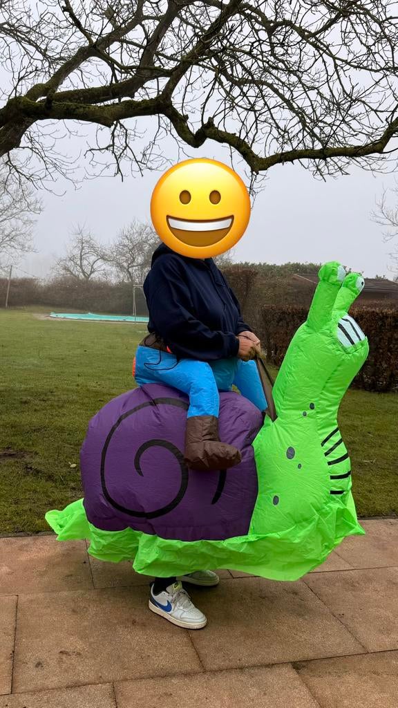 Slakkenpak Carnaval - 18 stuks, Carnaval, Zo goed als nieuw, Kleding, Ophalen