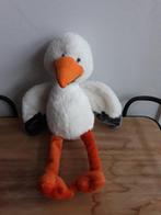 happy horse /Prénatal ooievaar/vogel wit/oranje 30 cm rand, Ophalen of Verzenden, Nieuw, Overige typen