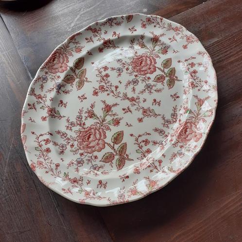 Johnson Brothers/Bros ROSE CHINTZ Vleesschotel/serveerschaal, Huis en Inrichting, Keuken | Servies, Zo goed als nieuw, Schaal of Schalen