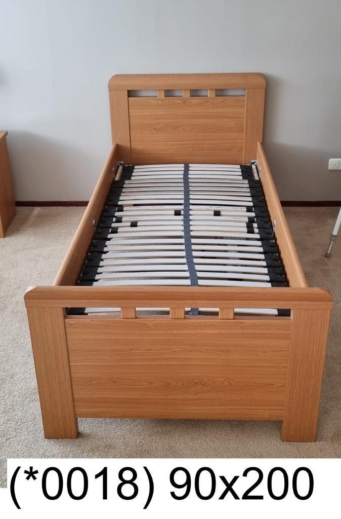 Keuze uit diverse gebruikte bedden (1 pers., 2 pers), Huis en Inrichting, Slaapkamer | Bedden, Gebruikt, Tweepersoons, 180 cm