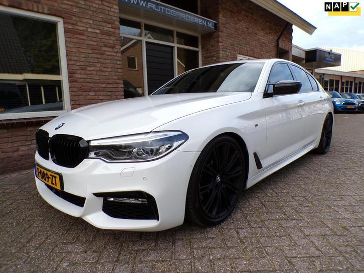 BMW 5-serie 530d High Executive Automaat / M Pakket / Leder, Auto's, BMW, Bedrijf, Te koop, 5-Serie, 360° camera, ABS, Achteruitrijcamera