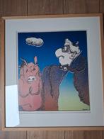 Werk van Pjotr Moock ws  zeefdruk 1975 gesigneerd, Ophalen