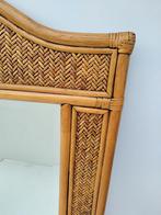Spiegel met Bamboe lijst, Huis en Inrichting, Ophalen, Minder dan 50 cm, Gebruikt, X