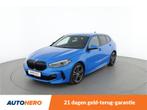 BMW 1-serie 118i M Sport | ZJ00978 | (bj 2019, automaat), Auto's, Stof, Gebruikt, Met garantie (alle), Blauw