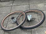 Cortina Ecomo 24volt - 250W 28" voorwiel & achterwiel 8V ., Fietsen en Brommers, Fietsonderdelen, Wiel, Gebruikt, Algemeen, Ophalen of Verzenden