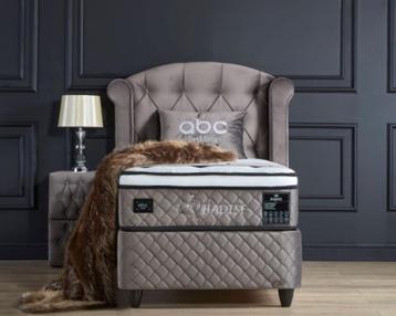 Opbergboxspring Hadise grijs 1 pers. Dreambedden beschikbaar voor biedingen