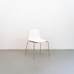 10 Arper Catifa stoel 46 0251 Wit Oranje, Zo goed als nieuw, Vijf, Zes of meer stoelen