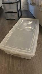 Opbergbox voor Onder Bed - 35L - Met Wieltjes, Huis en Inrichting, Overige Huis en Inrichting, Ophalen, Zo goed als nieuw