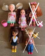 vintage Kelly / Shelly barbie popjes van Mattel €3,- p/s, Ophalen of Verzenden, Gebruikt, Barbie