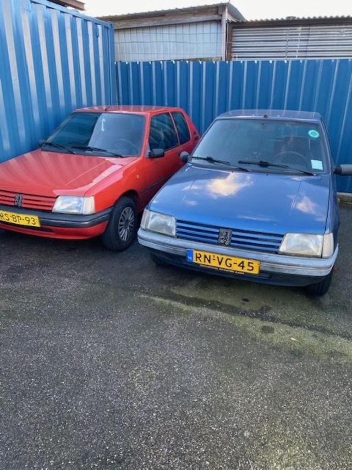 Peugeot 205 1.4 Generation 1997 Blauw en Rood  (LEES), Auto's, Peugeot, Bedrijf, Benzine, Hatchback, Handgeschakeld, Origineel Nederlands