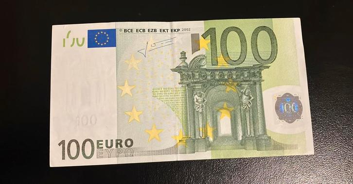 €100,- Trichet - Nederland (P) - G008, Postzegels en Munten, Bankbiljetten | Europa | Eurobiljetten, Overige landen, 50 euro, Ophalen of Verzenden