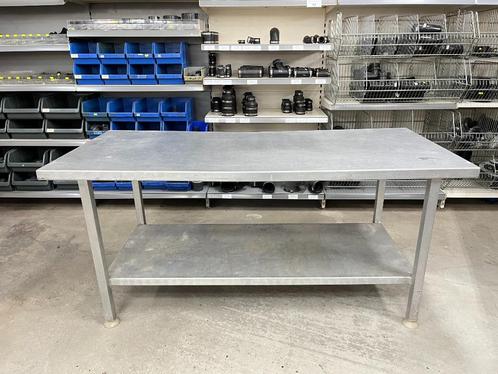 RVS werktafel, Doe-het-zelf en Verbouw, Werkbanken, Zo goed als nieuw, 170 cm of meer, Ophalen