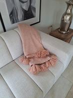 Riviera maison plaid/throw oud roze, Ophalen, Zo goed als nieuw