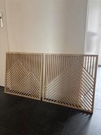 Houten Wanddecoratie - Set van 2, Ophalen, Zo goed als nieuw