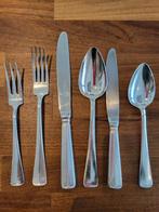 Haags lofje 6 persoons verzilverd bestek SOLA 100 compleet, Huis en Inrichting, Ophalen of Verzenden, Zo goed als nieuw, Vaatwasserbestendig