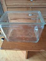 Grote glazen vintage snoepbak, Ophalen of Verzenden