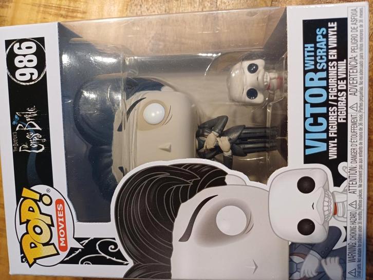 Funko Pop! Corpse Bride – Victor met Scraps #986, Verzamelen, Poppetjes en Figuurtjes, Nieuw, Ophalen of Verzenden