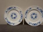 Rivanel bordjes,.blauw wit, arcopol, Antiek en Kunst, Verzenden