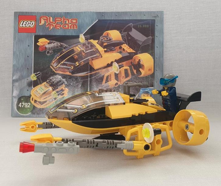 4792 Lego Mission Deepsea Alpha Team Navigator and ROV, Kinderen en Baby's, Speelgoed | Duplo en Lego, Zo goed als nieuw, Lego