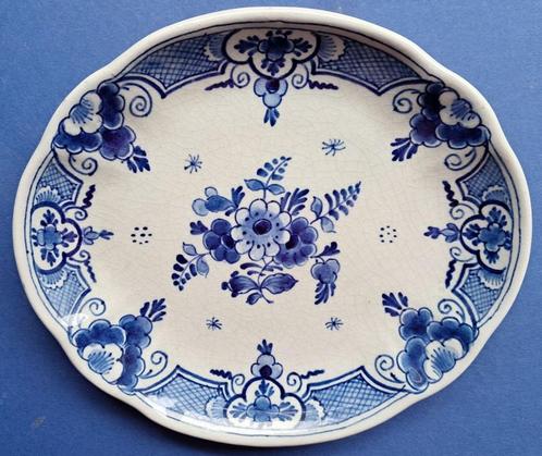 Porceleyne Fles 1948 Ovaal schaaltje (T12-15) Bijzonder, Antiek en Kunst, Antiek | Wandborden en Tegels, Verzenden