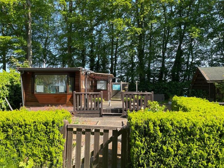 Chalet Olst met schuur en bootje., Caravans en Kamperen, Stacaravans, tot en met 3, Ophalen of Verzenden