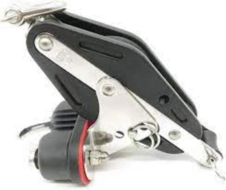 SPRENGER VIOOLBLOK 10 MM GROOTSCHOOTBLOK MET KLEM 2 ROLLEN, Watersport en Boten, Accessoires en Onderhoud, Nieuw, Lijn of Blok