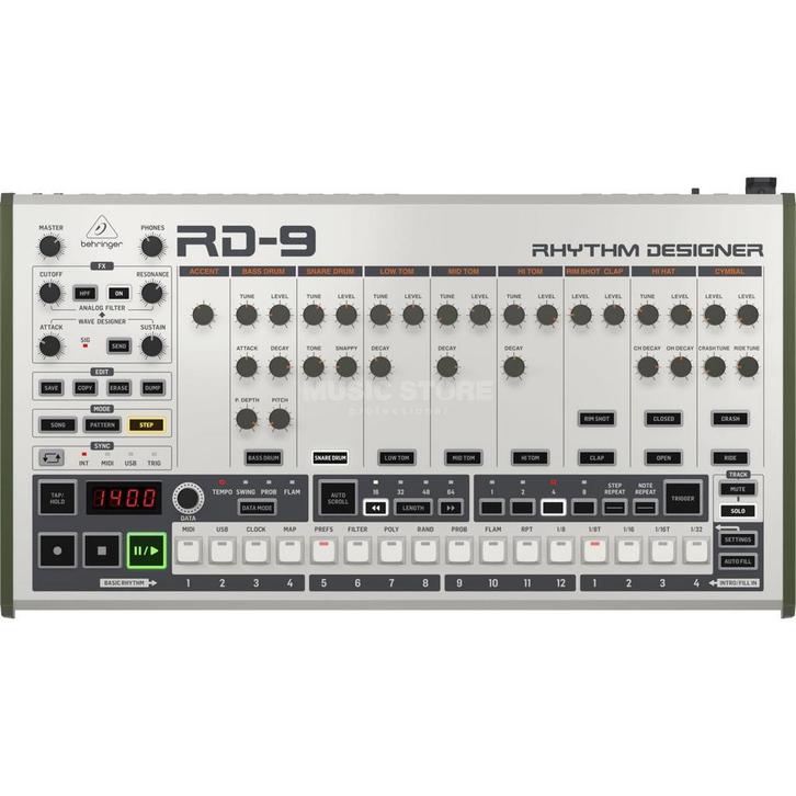 Behringer RD-9 Rhythm Designer Drumcomputer, Muziek en Instrumenten, Drumcomputers, Zo goed als nieuw, Overige merken, Ophalen of Verzenden