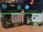 2 cardridges HP 304xl  1 x zwart , 1 x Tri-colour, Computers en Software, Printerbenodigdheden, Ophalen of Verzenden, Nieuw