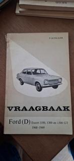 Ford Escort Vraagbaak 1968-1969, Boeken, Ophalen of Verzenden, Gelezen, Ford, P. Olyslager