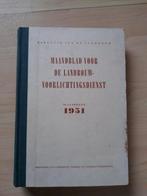 MAANDBLAD VOOR DE LANDBOUWVOORLICHTINGSDIENST 1951, Ophalen of Verzenden, Gelezen