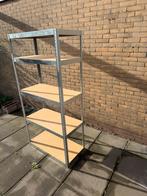 Metalen stellingkast met 5 planken, Huis en Inrichting, Ophalen, Gebruikt