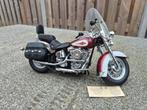 Franklin mint harley davidson 1:10 heritage softail, Ophalen of Verzenden, Zo goed als nieuw, Auto