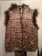 Panterprint bodywarmer - 1x gedragen, Maat 38/40 (M), Bruin, Ophalen of Verzenden, Onbekend