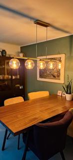 Hanglamp Esfera 5 - lichts messing 130 cm x ø 16 cm, Ophalen, Zo goed als nieuw, Glas, 50 tot 75 cm