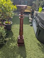 2 hardhouten zuilen, pilaren van 1.25 mtr hoog., Ophalen, Gebruikt
