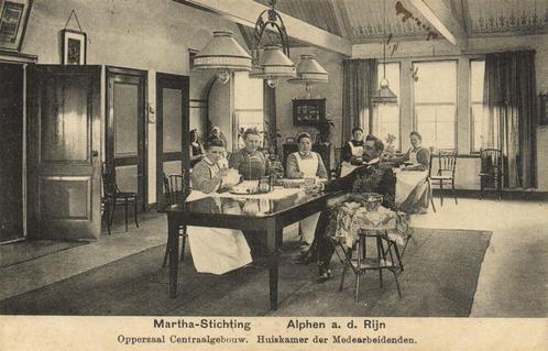 Martha-Stichting - Alphen a.d. Rijn - 1912 gelopen, Verzamelen, Ansichtkaarten | Nederland, Gelopen, Utrecht, Voor 1920, Ophalen of Verzenden