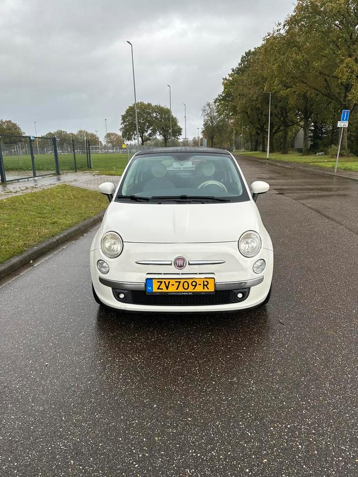 Fiat 500C Cabrio | Uniek wit interieur & goed onderhouden, Auto's, Fiat, Particulier, 500C, Benzine, B, Hatchback, Handgeschakeld