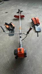Husqvarna bosmaaier met harnas, Ophalen, Gebruikt, Benzine