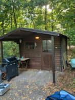 Schuur blokhut 3x2,8m met 1,5 luifel, Tuin en Terras, Tuinhuizen, Ophalen, Blokhut, Hout, 200 tot 400 cm