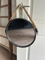 Industriële spiegel met touw, Huis en Inrichting, Woonaccessoires | Spiegels, Minder dan 100 cm, Minder dan 50 cm, Rechthoekig