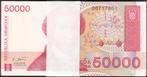 Kroatië bankbiljet 50.000 Dinara 1993 Pick 26a bundel v. 100, Ophalen of Verzenden, Overige landen, Los biljet