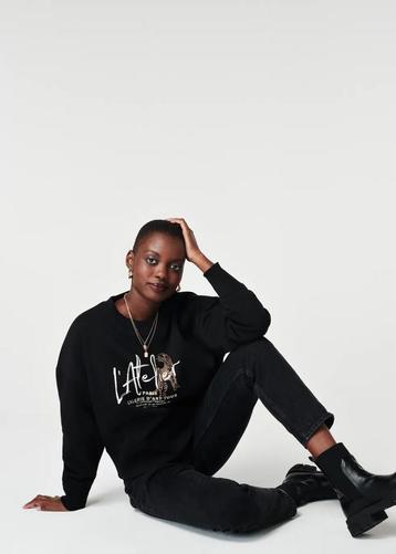 Zwarte sweater Tiger maat L beschikbaar voor biedingen