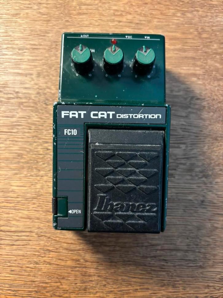 Ibanez Fat Cat distortion, Muziek en Instrumenten, Effecten, Gebruikt, Distortion, Overdrive of Fuzz, Ophalen of Verzenden