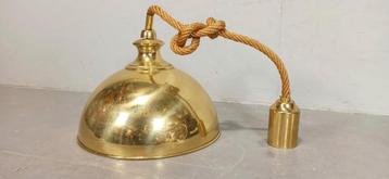 Vintage gouden hanglamp beschikbaar voor biedingen