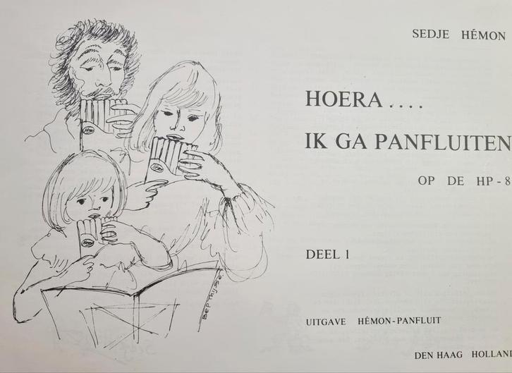 Panfluit Lesmethode - Hoera ik ga panfluiten, Muziek en Instrumenten, Bladmuziek, Zo goed als nieuw, Les of Cursus, Populair, Overige instrumenten