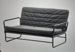 Ikea slaapbankje Hammarn donker grijs / zwart, Grijs, 120 cm, Eenpersoons, Zo goed als nieuw