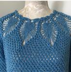 Handgehaakte Trui met Zilverdraad, Kleding | Dames, Truien en Vesten, Ophalen of Verzenden, Zo goed als nieuw, Maat 38/40 (M)