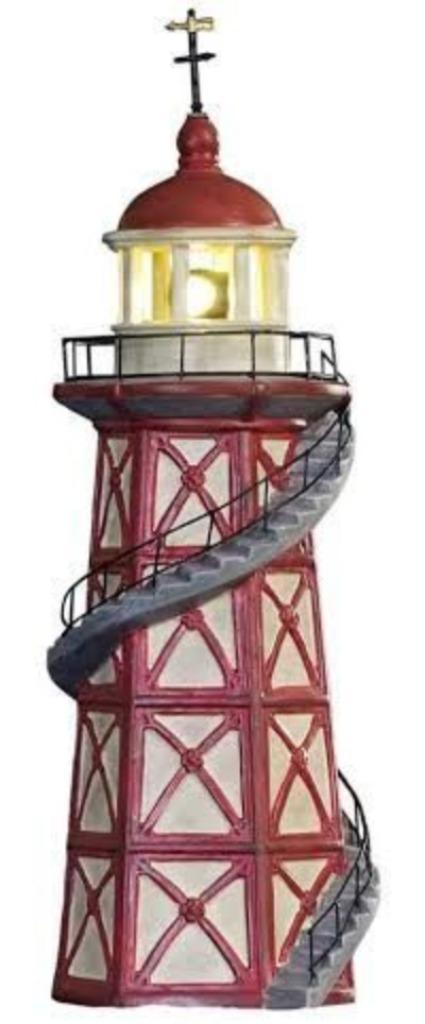 DV110504 - Stavoren vuurtoren dickensville huisjes €59,-, Diversen, Kerst, Nieuw, Ophalen of Verzenden