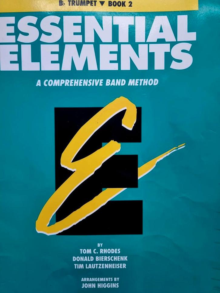 Trompetmethode Essential Elements Book 2 Bes, Muziek en Instrumenten, Bladmuziek, Gebruikt, Les of Cursus, Populair, Trompet, Ophalen of Verzenden